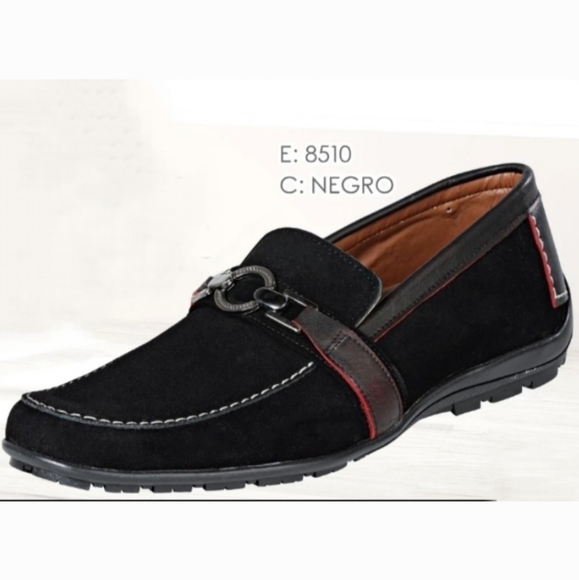 Men's Suede Moccasin Loafer - Picture 2 of 2